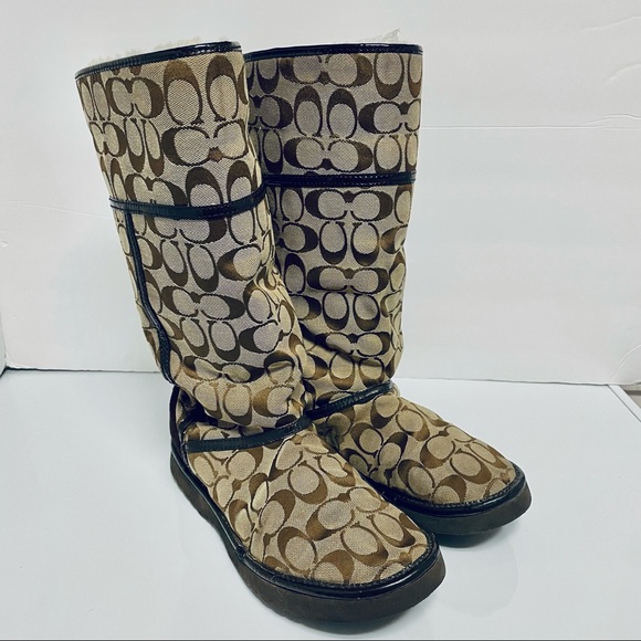 Coach Signature Nikole Boots 9B